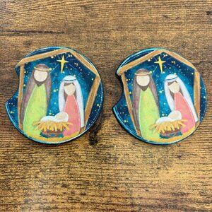Nativity Car Coasters